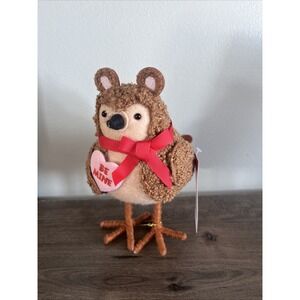 Target Wondershop Valentines Featherly Friends Bird BUTTONS bear 2025 W/‎ heart